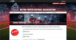 Desktop Screenshot of metroyouthfootball.com